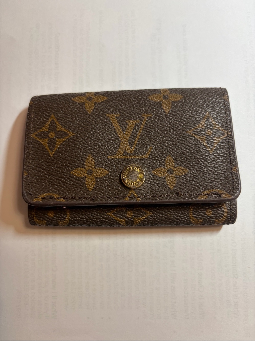 Monogram Key Pouch